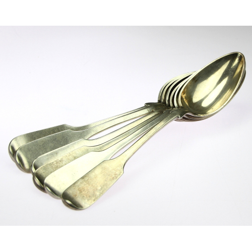 Set of silver spoons -...