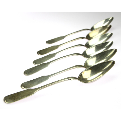 Set of silver spoons - Johann Fortner