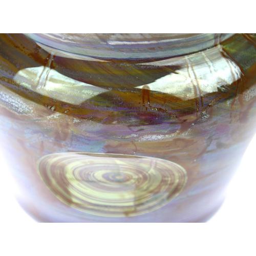 Hyalite glass vase
