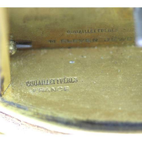 Francouzský cestovní budík - Couaillet Frères