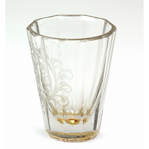 Neobarokní číše s dvojitým dnem - sv. Ignác