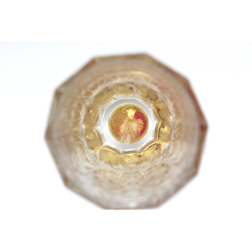 Neobarokní číše s dvojitým dnem - sv. Ignác