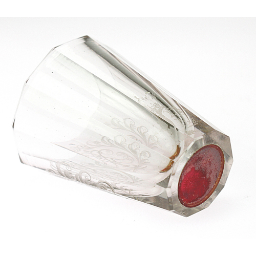 Neobarokní číše s dvojitým dnem - sv. Ignác