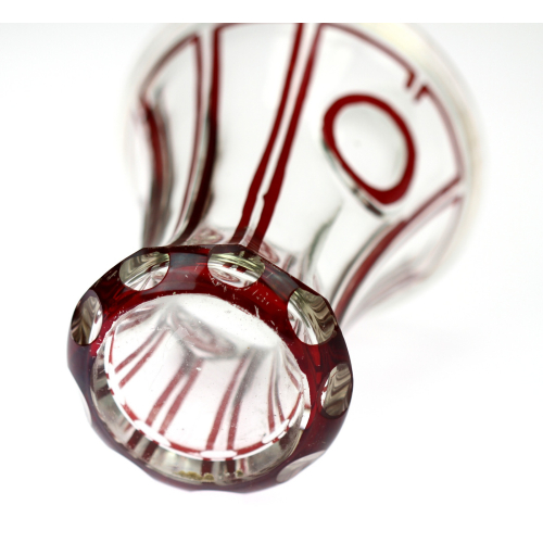 Číše s rubínovým dekorem - láska, víra a naděje