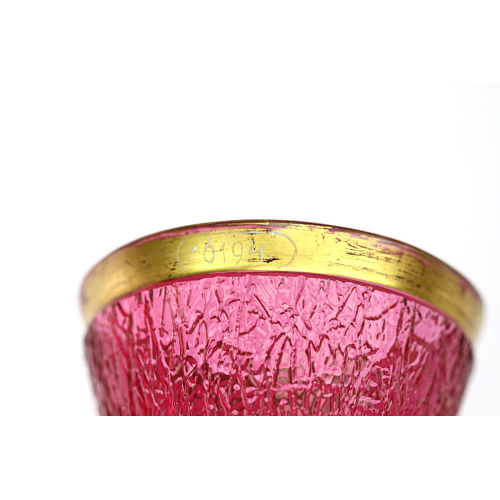 Číška z ledovaného skla - 50. - 60. léta 19. století