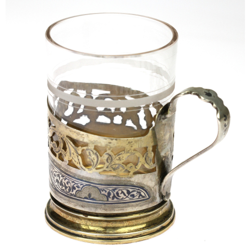 Cup with silver mounting