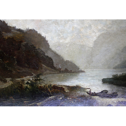 Na břehu řeky - kolem roku 1850