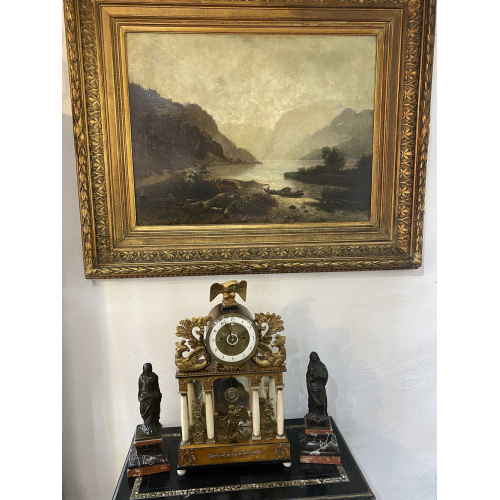 Na břehu řeky - kolem roku 1850