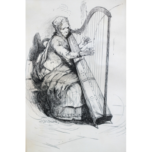 Harpist - O. Cihelka