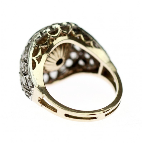 SOLD - Gold ring with diamonds