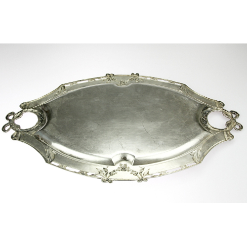 Art Nouveau silver tray - Austria-Hungary