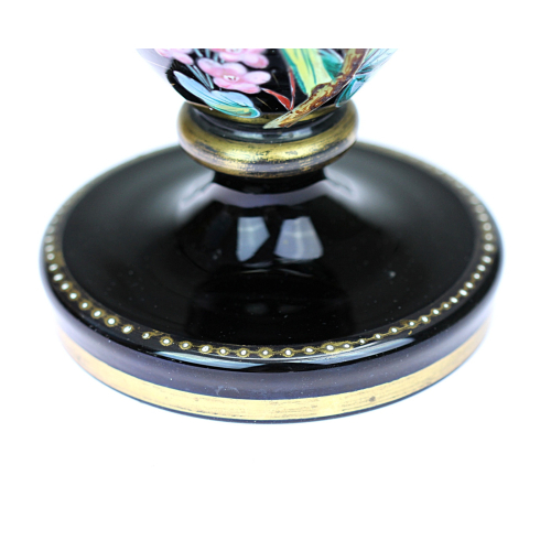 Vase with birds - Harrach, 1870