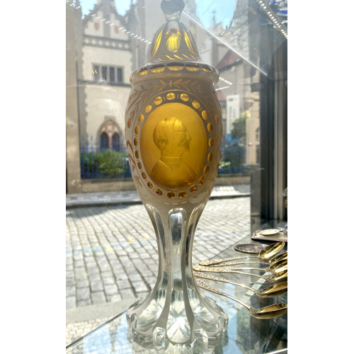 Pohár s víkem - Čechy, r. 1850