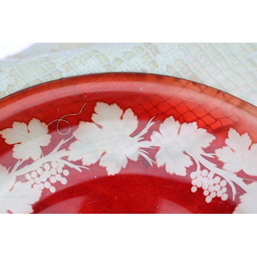 Glass plate - Egermann, around 1820