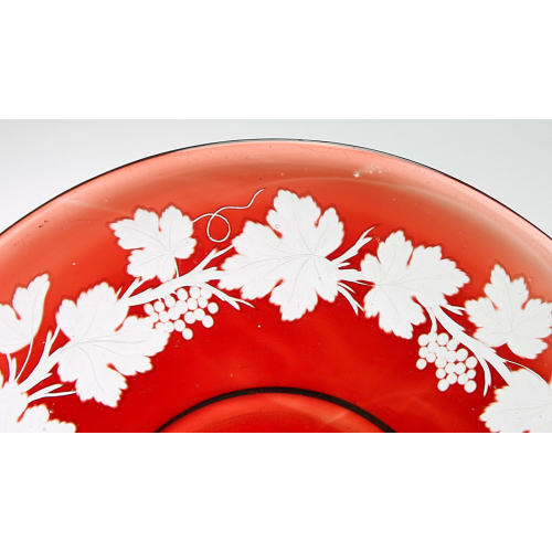 Glass plate - Egermann, around 1820