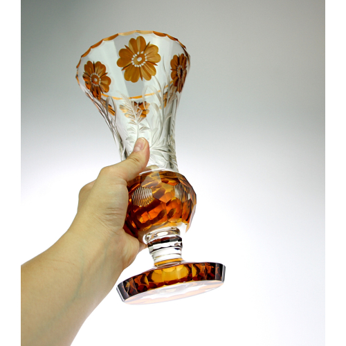 Glass vase - Nový Bor