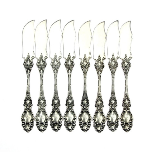 Set of silver knives - Wallace