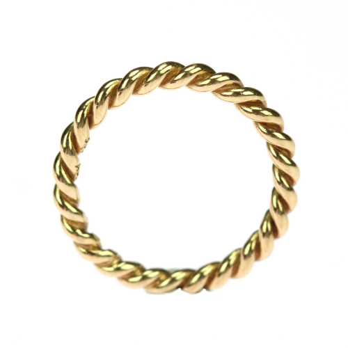 Zlatý proplétaný prsten