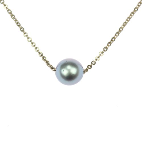 Stříbrný řetízek s perlou
