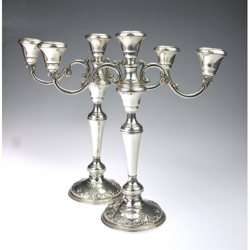 Silver Pair of Candlesticks...