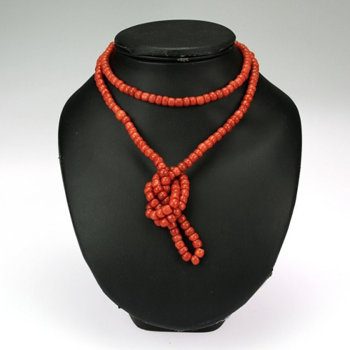 Sea coral beads - 108 cm