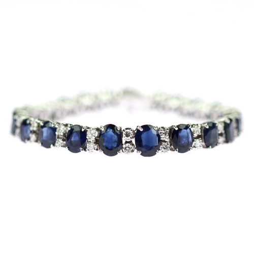 Sapphire bracelet with...