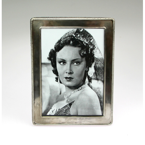 Silver photo frame