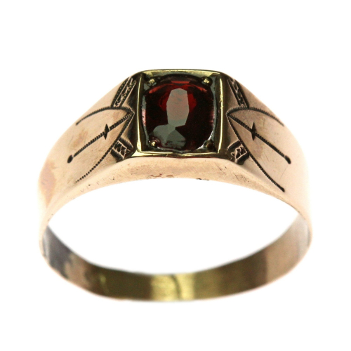 Art Nouveau ring with...