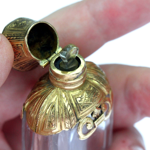 Empire style perfume bottle, France, end of 18th century