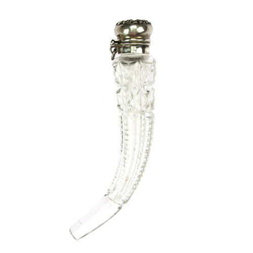 Glass parfume bottle with...