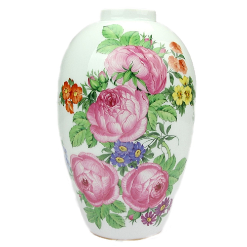 Porcelain vase with flowers...