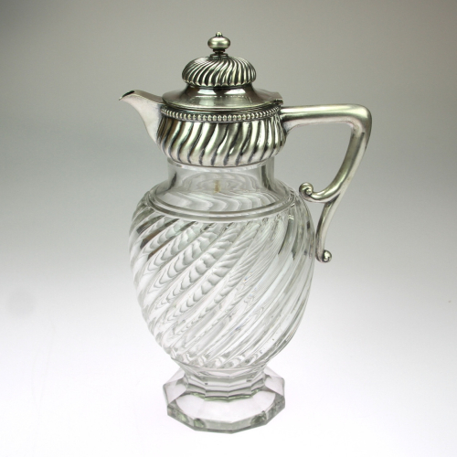 Carafe with silver mounting