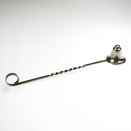 Silver candle snuffer -...