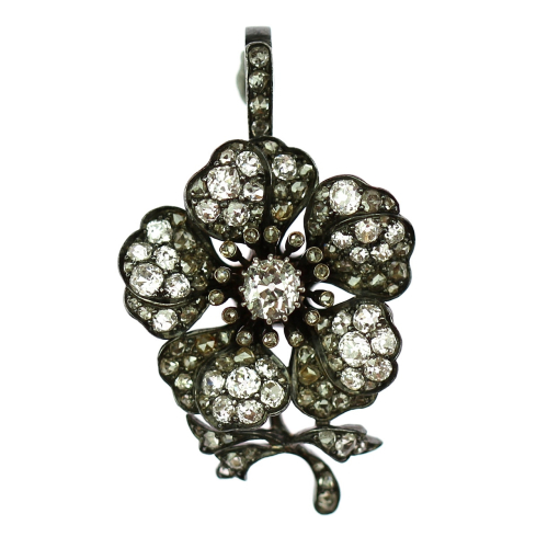 Diamond brooch / pendant
