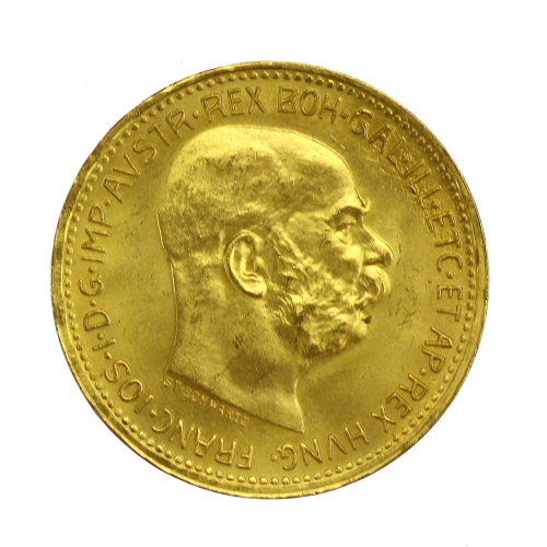 Gold coin - twenty corona...