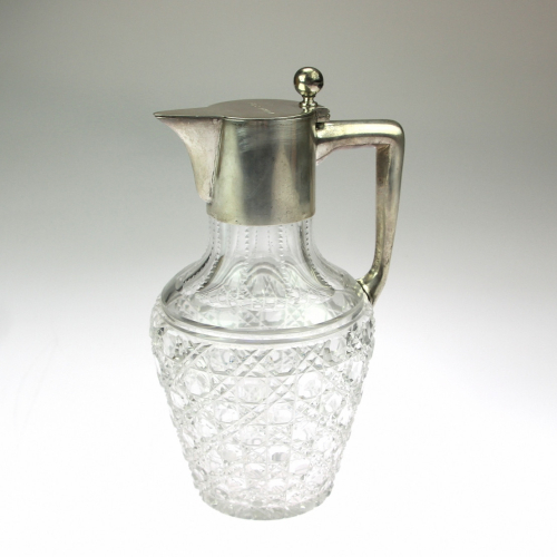 Carafe with silver mounting