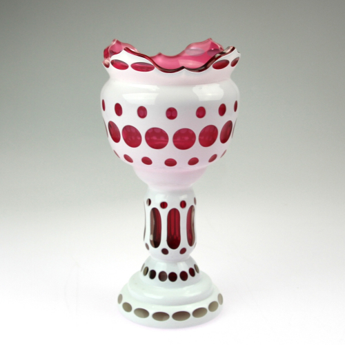 Layered glass vase - Bohemia