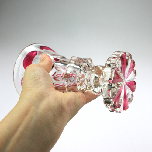Glass cup - Biedermeier