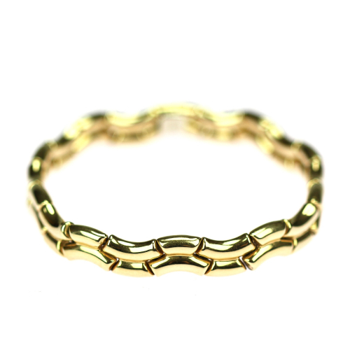 Gold wave bracelet