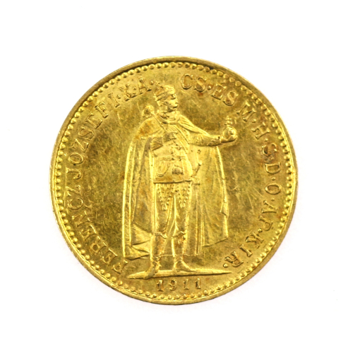 Zlatá mince - desetikoruna...