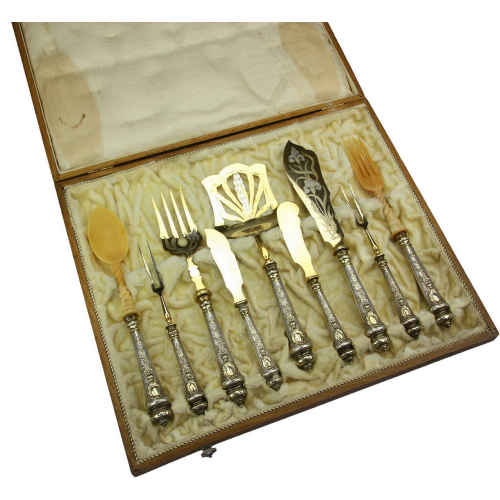 Art Nouveau cutlery set