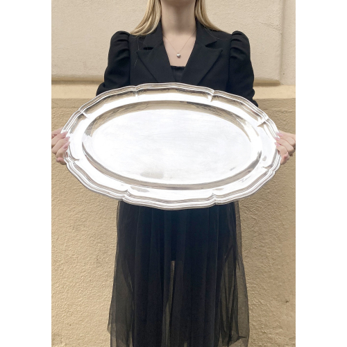 Velký stříbrný tác - Dánsko, r. 1948