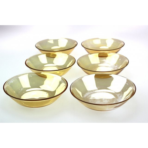 Set of Art Deco glass bowls