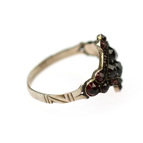 SOLD - Ring with bohemian garnets