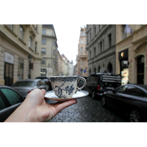 Šálek s podšálkem - Utzschneider & Cie