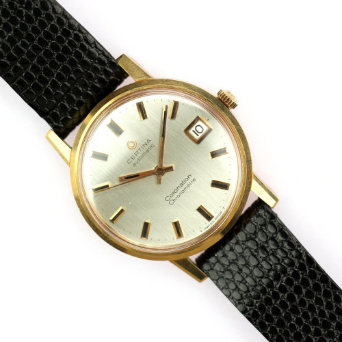 Gold wrist watch Certina...