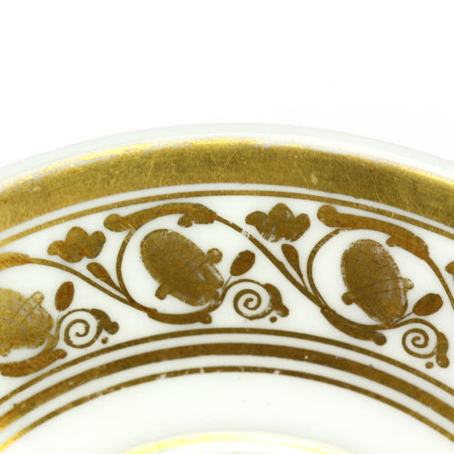 Porcelain cup with saucer