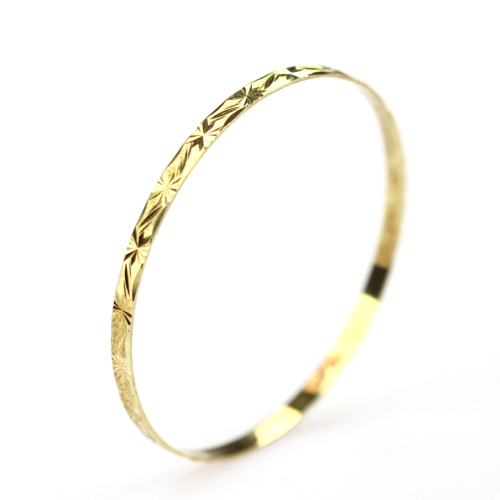 Gold hoop bracelet