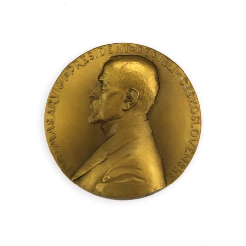 Bronze medal of T. G. Masaryk