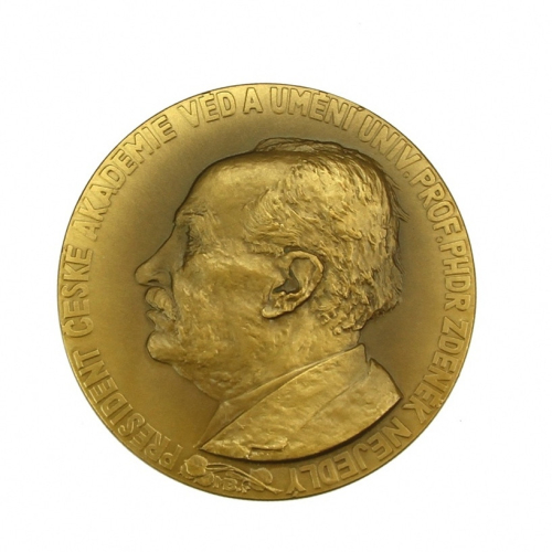 Bronze medal of Zdeněk Nejedlý